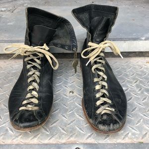 Vintage 1930s EVERLAST Leather Boxing Shoes 10